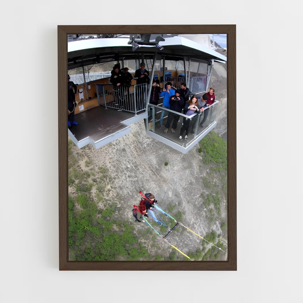 Poster Sommet de Nevis – affiche Saut à l’élastique (vue 5)